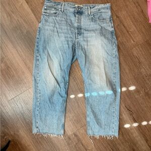 Madewell The Darted Barrel Leg Jean